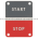 Allen Bradley 800H-Y200 Legend Plate | Start Stop Product Image
