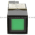 Allen Bradley 800MB-CQAL24GD1 Small Square Illuminated Push Button Flush Head Full Voltage 24V Green LED 1 N.O 1 N.C. Product Image
