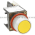 Allen Bradley 800MR-A9AK Small Round Push Button Unit, Flush Head Yellow Cap 2 NO-2 NC Product Image