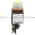 Allen Bradley 800MR-A9AK Small Round Push Button Unit, Flush Head Yellow Cap 2 NO-2 NC Product Image