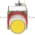 Allen Bradley 800MR-A9D1K Small Round Push Button Unit Flush Head Yellow Cap 1 N.O. Product Image
