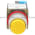 Allen Bradley 800MR-B9AR Small Round Push Button Unit Exteneded Head Yellow Cap 1 N.O. 1 N.C. Product Image