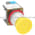 Allen Bradley 800MR-D9D1R Small Round Push Button Unit Mushroom Head Yellow Cap 1 N.O. Product Image