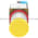 Allen Bradley 800MR-D9D1R Small Round Push Button Unit Mushroom Head Yellow Cap 1 N.O. Product Image