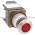 Allen Bradley 800MR-FXNQL10RA7 Small Illuminated Push-Pull Unit 3 Position Full Voltage Red LED NC-NCLB Product Image