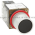 Allen Bradley 800MR-G2A Round Push Button Extended Head W/ Guard Black Product Image