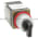 Allen Bradley 800MR-JH2PB Small Round Selector Switch Unit 3 Position Maintained Black Knob 2 N.O. 2 N.C. Product Image