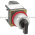Allen Bradley 800MR-JH4BLAS Small Round Selector Switch Unit 3 Position Spring Return From Left Black Knob 1 N.O. 1 N.C. Product Image