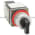 Allen Bradley 800MR-JH5KLA 3 Position Selector Switch Spr. Rtn. From the Right 1 N.O. 1 N.C. Product Image