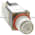 Allen Bradley 800MR-PB16CAK Small Roundf Illuminated Push Button Ext. Head Xfmr 120V 60/50Hz Clear Lens 1 N.O. 1 N.C. Product Image