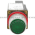Allen Bradley 800MR-PB16GS Small Round Illuminated Push Button Extension Head Xfmr 60/50Hz Green Lens 1 No 1NC Product Image
