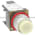 Allen Bradley 800MR-PB16W Smallround Illuminated Push Button Extended Head Xfmr 120V 60/50Hz White Lens Product Image