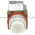 Allen Bradley 800MR-PT16W Small Round Pilot Light Push to Test Xfmr 120V 60/50Hz White Lens Product Image