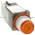 Allen Bradley 800MR-QBL24AAK Small Round Illuminated Push Button Amber Cap Product Image
