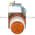 Allen Bradley 800MR-QTL24AK Small Round Pilot Light Push to Mtedt Full Voltage 24V Amber LED Product Image