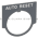 Allen Bradley 800MR-W00 Legend Plate Custom "Auto Reset" Product Image
