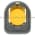 Allen Bradley 800P-F2YHBV Palm-Operated Pushbutton Product Image