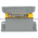 Allen Bradley 800P-S2CH2B Palm-Operated Pushbutton Product Image
