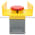 Allen Bradley 800P-S2RG1A Palm Operated Pushbutton Product Image
