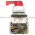 Allen Bradley 800T-16JR20KQ1AX NEMA 4,13 Illuminated Selector Switch 3 Positon Spr Ret Both Xfmr 120V 50/60Hz Red Knob Lever Product Image