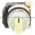Allen Bradley 800T-16JW4KB7AX Illuminated Selector Switch, White Knob Product Image