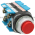 Allen Bradley 800T-B6CR Push Button Product Image