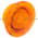 Allen Bradley 800T-N304A Push Button Accessory Mushroom Head Cap Illuminated Amber Product Image