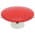Allen Bradley 800T-N313R Non-Illum. Metal Jumbo Mushroom Cap, Padlocking, Red Product Image