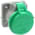 Cooper Industries E1016SC-35 Snap Back Cover, Green Product Image