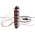 Corning Cable Systems CCH-CP12-A8-P03KJ Closet Connector Housing Panel Pigtailed Connector Product Image