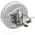 Crouse Hinds VFHA422GPRED Fluorescent Lighting Luminaire, Red Product Image