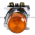Cutler-Hammer 10250T34A Pilot Light Amber | Eaton Product Image