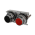 Cutler-Hammer 10250TA67 Standard Duty Push Button Black & Red Product Image