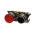 Cutler-Hammer 10250TA68 Pushbutton Red Mushroom Black Flush | Eaton 10250TA68 Product Image