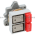 Cutler-Hammer E30AN Pushbutton Compact Operator 2-BUTTON Maintained | Eaton Product Image