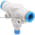 Festo GR-QS-8 One-Way Flow Control Valve Product Image