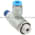 Festo GRLA-1/8-QS-4-RS-D One-Way Flow Control Valve Product Image