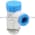 Festo VFOE-LE-T-G18-Q6 One-Way Flow Control Valve Product Image