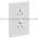 Hubbell GFR15W GFCI Receptacle Product Image