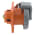 Hubbell HBL4100R12W Pin and Sleeve Receptacle Connector Product Image