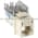 Hubbell HBL5EOW Universal Wiring HXJ,Cat 5e Product Image