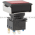Idec LBW7L-M1T14R Illuminated Red Push Button Product Image