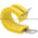 Kostek Engineering M85052/1-12 Crescent Steel Yellow Nitrile Rubber Clamp Product Image