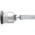 Legrand 6ATC2PBK Prewired Surf Style Assembly AA Brushed Aluminum Product Image