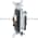 Leviton 5261-W Single Receptacle Outlet Product Image