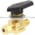 Parker 4M4A-MB6LPFA-BP Brass Ball Valve Product Image