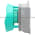 Pepperl+Fuchs PB-D02-008-6 Palm Button Assembly with 1-Hub Box and Ring Guard Product Image