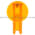 Square D 9001-A24 Amber Lever Knob Product Image