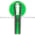 Square D 9001-G24 Green Lever Knob Product Image