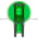 Square D 9001-G24 Green Lever Knob Product Image